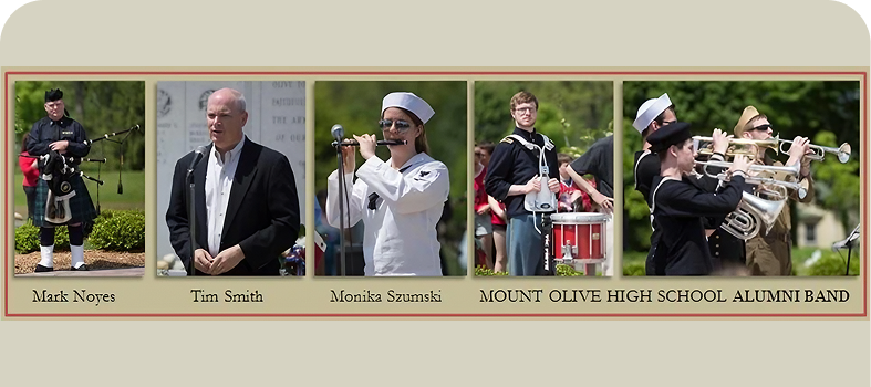 Mount Olive High School Alumni Band performing.